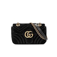 [스페셜오더]GUCCI-446744 9022 구찌 GG 마몽 화이트 미니 숄더백