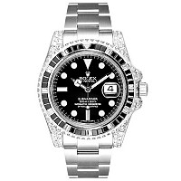 [스페셜오더]ROLEX-롤렉스 서브마리너 헐크 데이트 세라믹 베젤 스틸 그린다이얼 시계 40mm