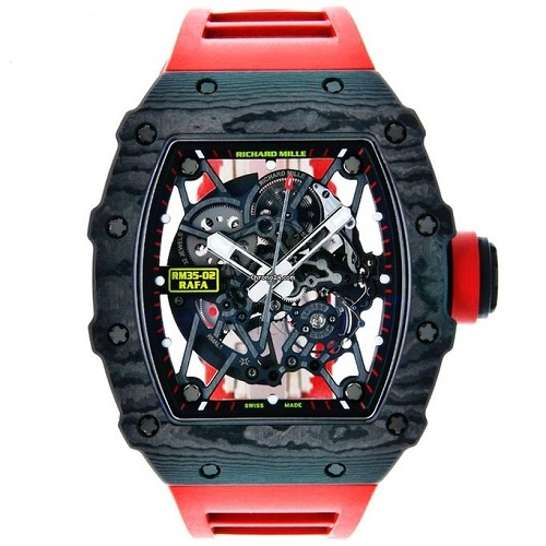 [스페셜오더]RICHARD MILLE-리차드 밀 RM 35-02 라파엘 나달 카본 리미티드 에디션 워치 50mm