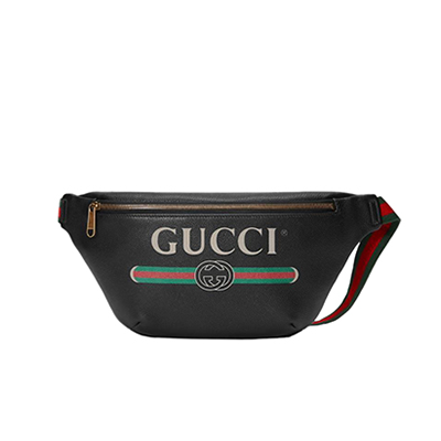 [스페셜오더]GUCCI 493869-8822 구찌 화이트가죽 프린트 로고 벨트백