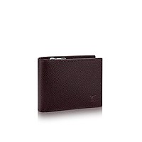 [스페셜오더]LOUIS VUITTON-M62046 루이비통 타이가 블루마린 아메리고 월릿 이미테이션 남성 반지갑