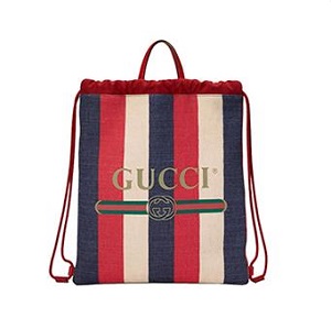 GUCCI 473872-9089 구찌 프린트 미디엄 드로우스트링 백팩