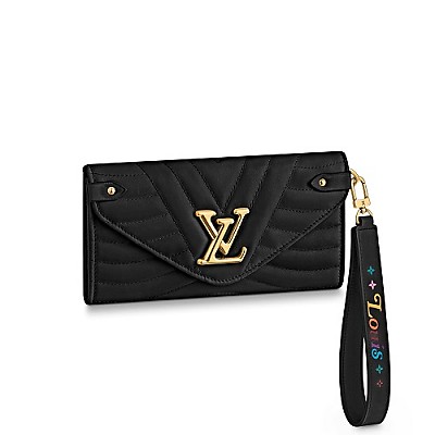 [스페셜오더]LOUIS VUITTON-M63820 루이비통 로즈 프리지아 물결 패턴 뉴 웨이브 롱 월릿