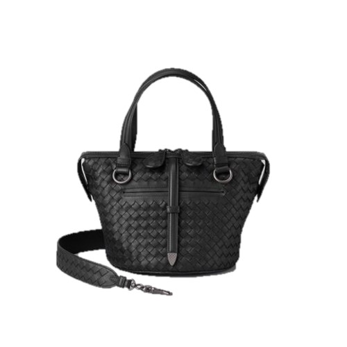 [스페셜오더]BOTTEGA VENETA-535263 보테가 베네타 네로 인트레치아토 나파 이미테이션 탐부라백