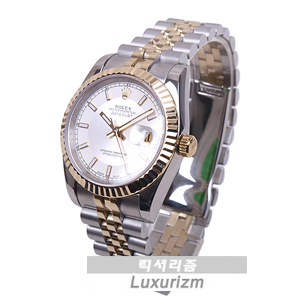 로렉스 DATEJUST COMBI 데이트저스트 야광인덱스 투톤 콤비 남성용 