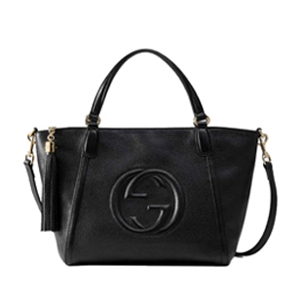 GUCCI-369176 2754 구찌 Soho 스몰 로즈베이지 테슬 탑 핸들백