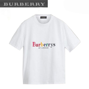 BURBERRY-45476981 버버리 멀티컬러 Burberry 프린트 티셔츠(남여공용)