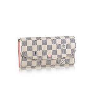 LOUIS VUITTON-N63546 루이비통 다미에 아주르 로즈발레린 에밀리 월릿