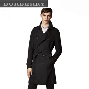 [스페셜오더]BURBERRY-B09283 버버리 남성용 헤리티지 트렌치코트 블랙