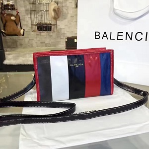 BALENCIAGA-B1188 발렌시아가 바자 스몰 스트랩 클러치 백 그레이/화이트/블랙 