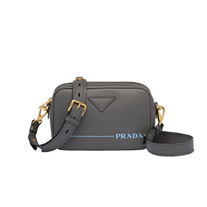 [스페셜오더]PRADA-1BH093 프라다 화이트 송아지 가죽 실크스크린 로고 숄더백