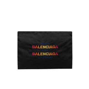 BALENCIAGA-발렌시아가 익스플로러 Balenciaga 2017 자수 디테일 블루 나일론 스몰 클러치/포쉐트