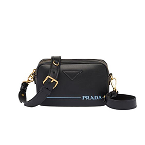 [스페셜오더]PRADA-1BH093 프라다 화이트 송아지 가죽 실크스크린 로고 숄더백