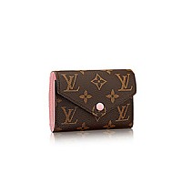 LOUIS VUITTON-N40638 루이비통 피치 핑크 다미에 빅토린 월릿