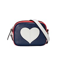 [스페셜오더]GUCCI-457223 5679 구찌 Childrens leather heart 하트 라이트 핑크 가죽 메신저 백 