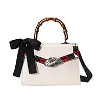 [스페셜오더]GUCCI-453751 1094 구찌 릴리트 블랙가죽 스몰 탑 뱀부 핸들백