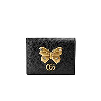 [스페셜오더]GUCCI-499361 5661 구찌 나비 모티브 장식 핫핑크 카드 케이스