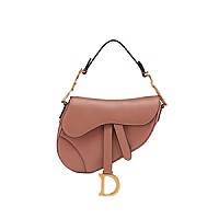 [스페셜오더]DIOR-디올 베이지 멀티 컬러 나비/반다나 자수 Saddle 백 25cm