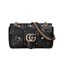 [스페셜오더]GUCCI-443497 9022 구찌 GG 마몽 화이트 스몰 숄더백