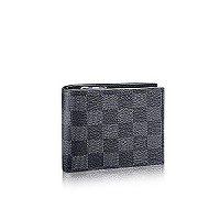 [스페셜오더]LOUIS VUITTON-M62046 루이비통 타이가 블루마린 아메리고 월릿 이미테이션 남성 반지갑