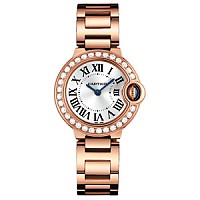 [스페셜오더]Cartier-까르띠에 발롱 블루 드 다이아 인덱스 스틸 레이디스 워치33mm